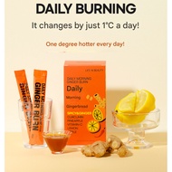 Daily Morning: Ginger Burn - Ginger Lemon Shot With Turmeric, Curcumin, Vitamin C, and Lemon Ginger 