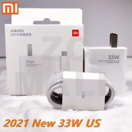 Xiaomi POCO X3 NFC ชาร์จ33W US Fast เทอร์โบชาร์จ Type Cสายชาร์จสำหรับ Redmi Note 9 Pro POCO X3 Mi 10