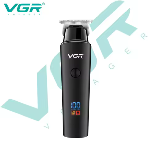 VGR V-937 Electric Hair Clipper Professional Oil Head Carving Electric Push Cutting T-shaped Blade I