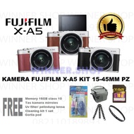 Fujifilm X-A5 Kit 15-45mm PZ - Fuji Film XA5 Camera Package - ready Goods