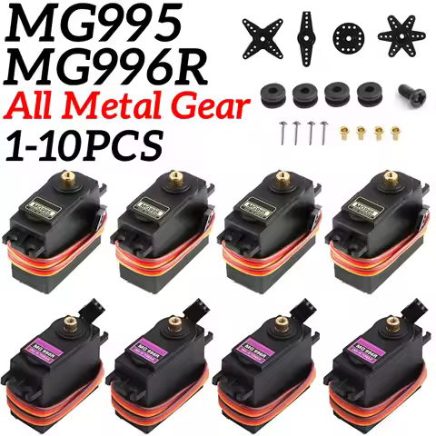 Servos Digital MG995 MG996R MG996 Servo Metal Gear for Model Helicopter Boat
