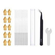 0.4mm MK8/E3D V6 Volcano Nozzles Cleaning Maintenance Tool 3D Printer Nozzle Kit