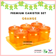 ECOWARE 6pcs Set Bekas Kuih Raya Set / Cookies Container Set / Bekas Kuih Raya / Balang Kuih Raya /