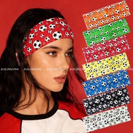 Football Headband World Cup Cheer Headband Fashion Headwear Elastic Sports Headband Unisex Antipersp