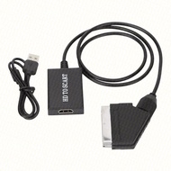 Petrichor SCART to Converters Featuring Integrated Audios Video Output 1080P 720p Resolution Clear I