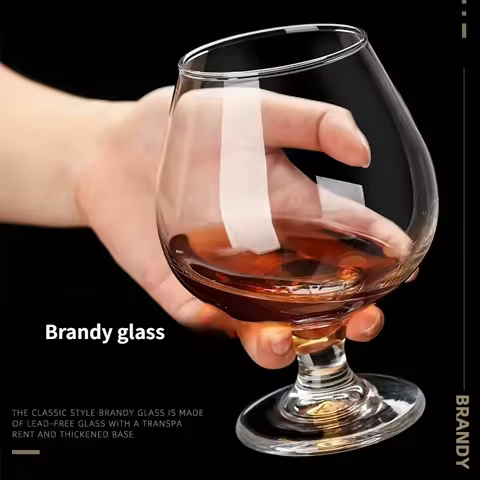 1PC Glass wine glasses set large glass tall red wine glasses short cognac cups for home use.
