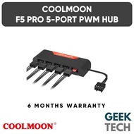 COOLMOON F5 Pro 1-To-5 Port PWM Fan Splitter Cable (40cm)