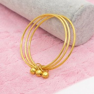 PQH KONG Jewellery Bracelet for Women Gold 916 Original Malaysia Ready Stock Bangles Women Bangles W