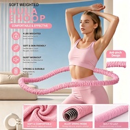 Upgrade Silent Spring Hula Hoop，Slimming Waist Fitness Hula Hoop，Portable Sports Fat Burner Hula Hoo