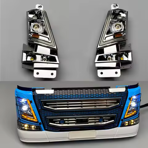 LED 1 Set Simulation Running Water Lamp for 1/14 Tamiya RC Truck For volvo FH16 750 56362