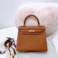 閒置 Hermes kelly 25 金棕金釦 U