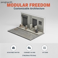 [NEW] 1:64 Scale 3D Printed Unpainted Model Kit DIY Painting Street Scene Set for Miniature ama Craf