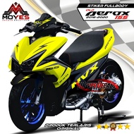 Aerox 155 Motorcycle BODY DECAL Modification Solution/ AEROX SHARK DECAL/ Aeroxdecal/ AEROX DECAL Mo