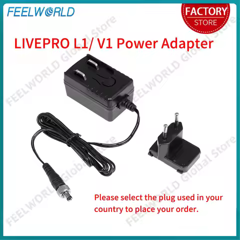 FEELWORLD DC 12V 1.5A Power Adapter Switching Power Supply for LIVEPRO L1 LIVEPRO L1 V1 Switcher
