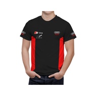 Men's New Audi Racing Summer T-shirt Audi RS 3D Printed Comfortable Quick Dry Street Sports T-shirt