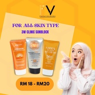 WHOLESALES ADA 🔥 {SUNBLOCK 3W CLINIC} DIJAMIN 100% ORIGINAL - BOLEH REFUND KALAU FAKE