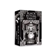 黑魔法儀式塔羅牌｜Black Ritual Tarot｜78張,細緻插圖探索心靈的深處光明與黑暗,贈中文翻譯