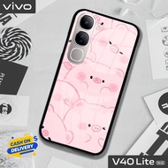 VIVO V40 LITE Glass Softcase - V40 LITE Mobile Phone Case [T135].