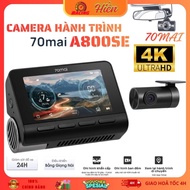 70mai A800SE Dash Camera Recording 2 Channels Front and Rear UHD HDR Quality (International Version 
