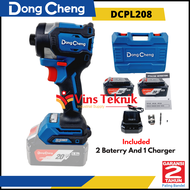 Mesin bor obeng cordless Impact Driver 20V DCPL208 DONGCHENG DCPL 208