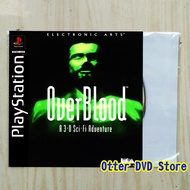 Cassette CD Game Ps1 Ps 1 OverBlood 1 Over Blood 1