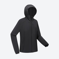 QUECHUA 男款防曬外套 HELIUM 900－黑色