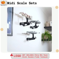 Wall Mount For Lego Star Wars Midi Scale Sets (75356 - Executor) (75374 - Tantive IV) (75375 - Mille