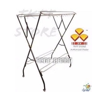 TKTT 3V 4PA640S 6+4 Bars Anti Rust Foldable Clothes Drying Rack Hanger/ Towel Hanger/ Blanket Dryer/