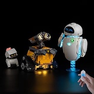 Kyglaring LED Lighting Set for Lego 43279 Wall-E and EVE - Continuous Light Kit Compatible with Lego