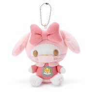 SANRIO - My Melody 日版 口罩 毛絨 公仔 帶口罩造型 毛公仔 掛飾 吊飾 絕版 日本炒價 美樂蒂