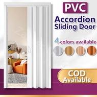 PVC Accordion Sliding Door for kitchen bathroom folding door indoor Family partition rail door