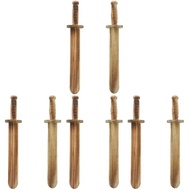 8pcs 8pcs 31X5.5X2CM 8/6/4Pcs Boys Toys Wooden Sword 31X5.5X2CM Plaything Kids Fighting Portable Chi