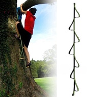 Foot Pedal Rock Climbing 7 Rings Four-Step Etrier Rope Ladder Rise Ascending Sling Mountain Deck