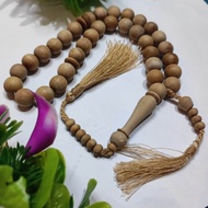 Tasbih Kayu Cendana Grade A Besar 12mm 33 BIJI Sandal Wood Tasbih 12 mm 33 Grains 🌾🌾🌾