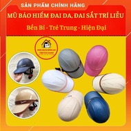 Vespa Helmet for Men and Women Tri Lieu Hole Type with Hair End - Helmet vn black