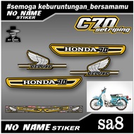 HONDA Leviquen C70 (sa8) striping sticker C70HONDA sticker motor