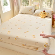Twinkle Cartoon 1000TC 100% Cotton Checked and Strip Bedsheet Single Queen / King SizeFitted Bedshee