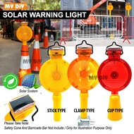 DIY Online4u - Traffic Warning Light Solar Blinker Hazard Traffic Warning Led Flash Light Traffic Co