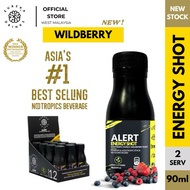 Eureka Drinks ALERT Nootropic Energy WildberryShot, Plant Based