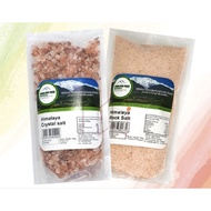 Himalaya Crystal & Pink Rock Salt | Organic Pink Salt | Garam Kasar Bukit Himalaya (500g)