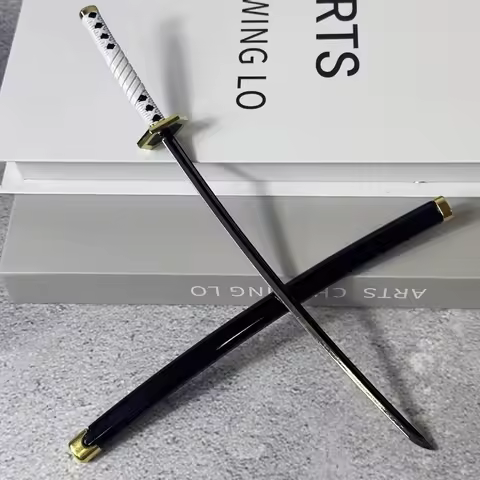 10inch Katana Anime Sword Steel Mini Anime Ninja Ninja Knife Sword Real Size Japanese Katana Metel O