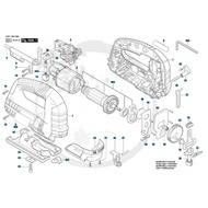 Parts * Small Iron Hardware * BOSCH Switch Carbon Brush Motor Core * Suitable For GST8000E Wire Saw 