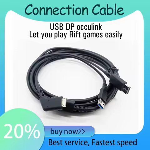 100% Original Rift CV1 Connection Cable Only - Tested Working, VR Headset Cable Replacement for Ocul