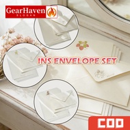 Love Letters Stationery Set 4 Paper Sheets 2 Envelopes Vintage Letter Writing Paper for Love Letters