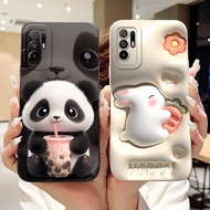 OPPO A94 5G CPH2211 Lens Protective Casing OppoA94 5G Cute Panda Rabbit Flower Cartoon Soft Silicone