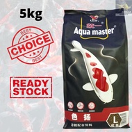 Aqua Master Koi Fish Food 5KG (L)/Staple &amp; Colour Enhancer