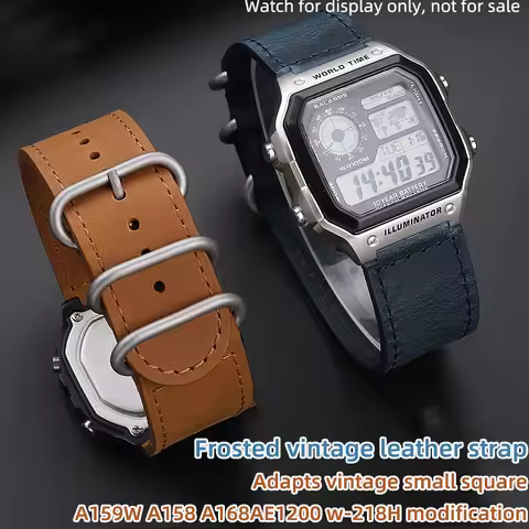 For AE1200/1300 A500 watch strap w218h/AEQ-110 B650 A158W AQ230 LA670 SGW400/MRW-200 watch belt Vint