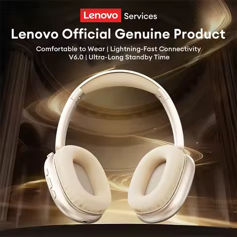 Original Lenovo LS-107 Wireless Bluetooth 6.0 Headset Dolby Surround Sound Gaming Headphones AUX Wir