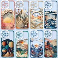 Artistic Printing Landscape Creative Mountains Cellphone Case For Huawei Honor X7D X9D X6C X8C X7B X