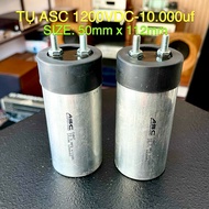 CAPACITOR 1200VDC-10.0MFD(1,000uff) SIZE 50mm x120mm